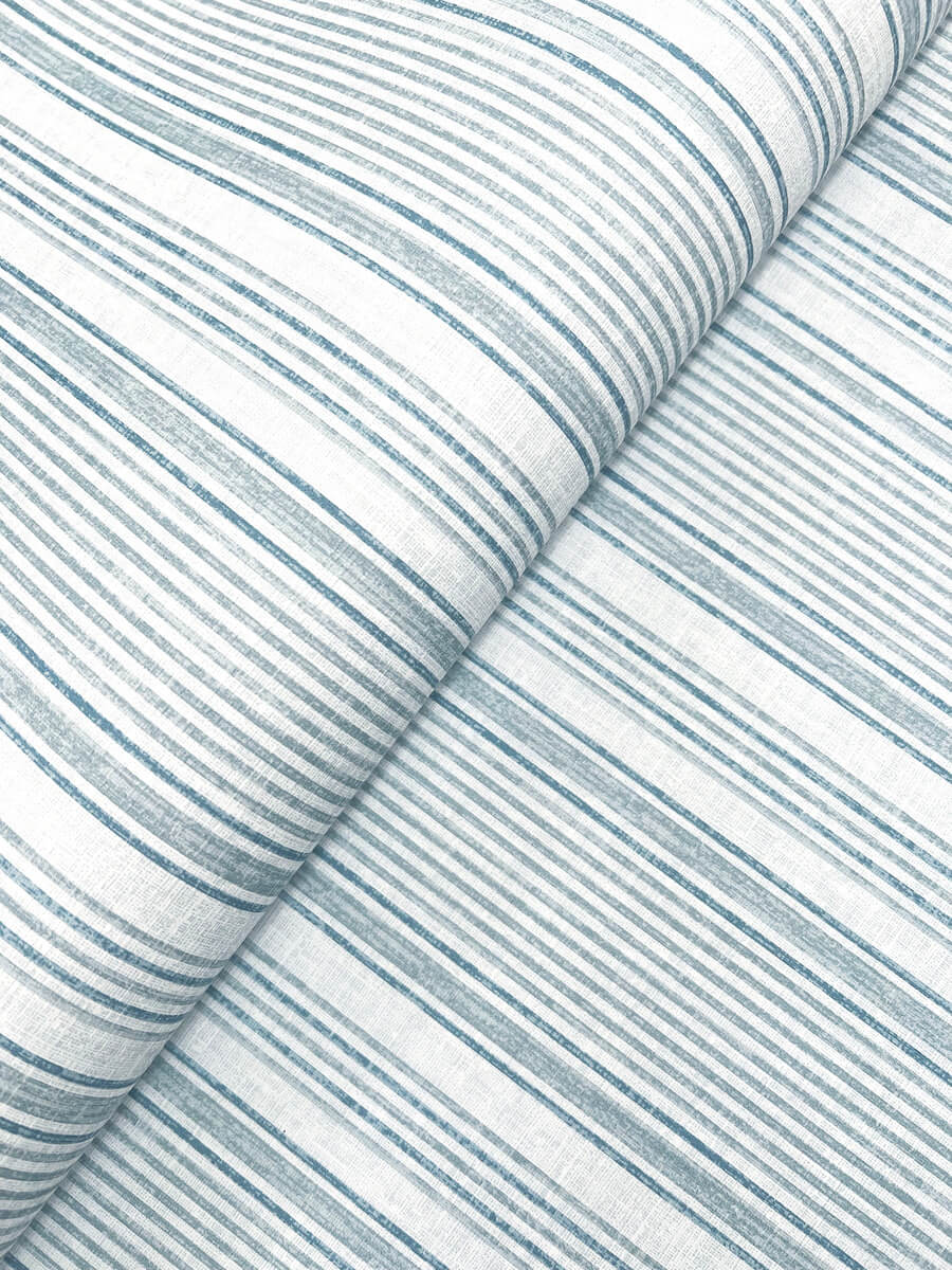 A-Street Prints Haberdashery Ayanna Striped Wallpaper - Blue