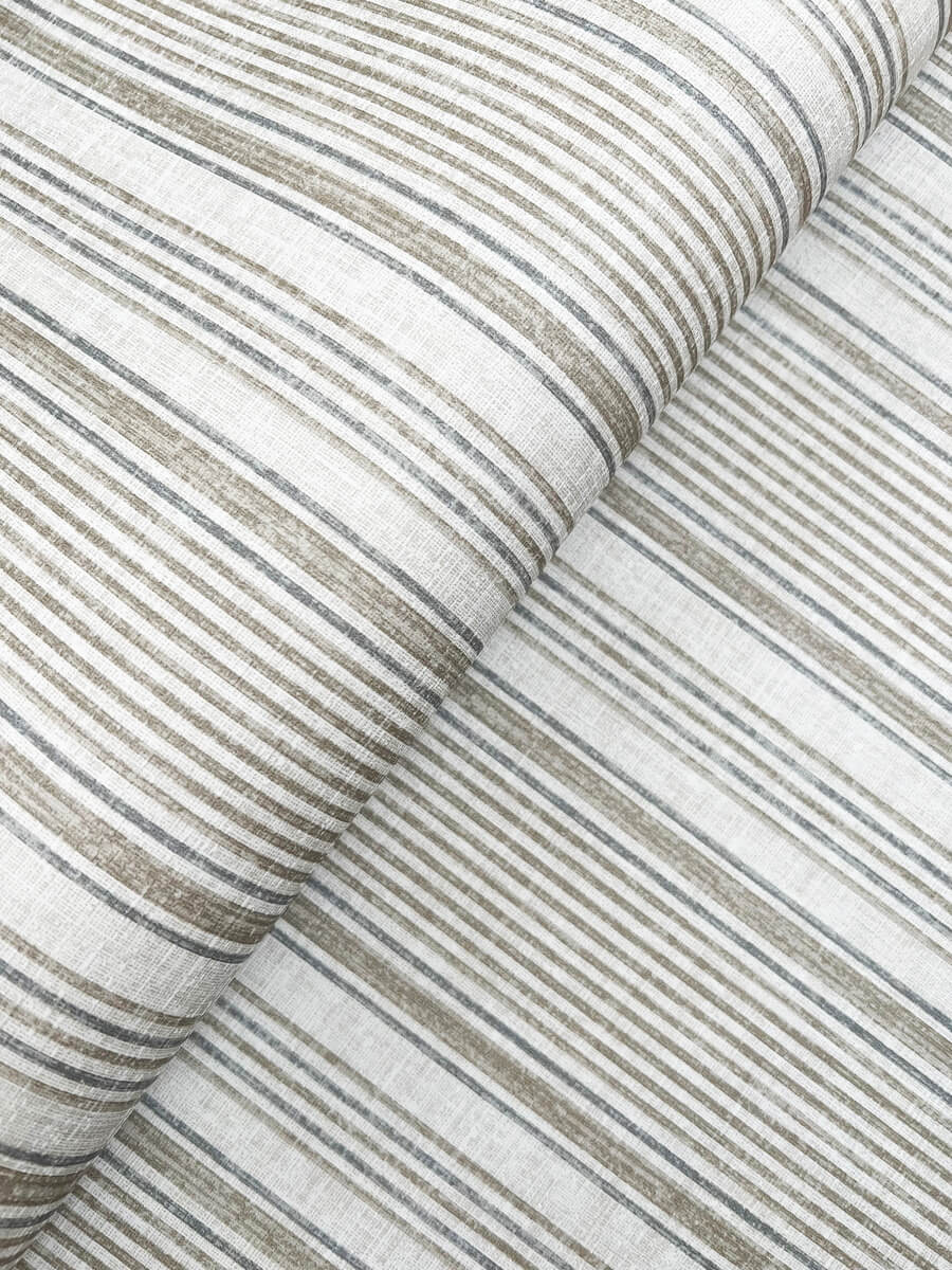 A-Street Prints Haberdashery Ayanna Striped Wallpaper - Neutral