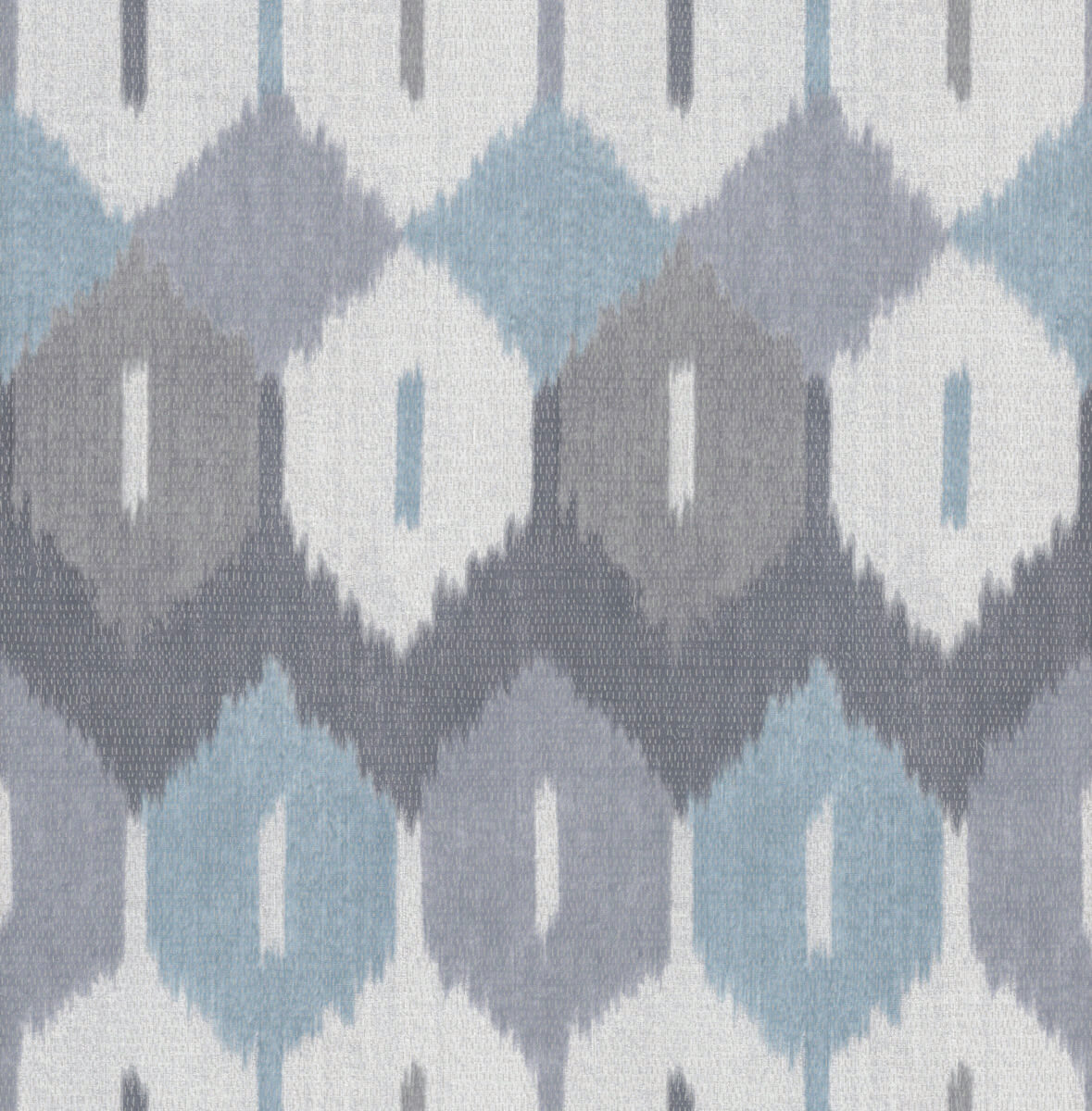 A-Street Prints Haberdashery Abilene Ikat Wallpaper - Denim