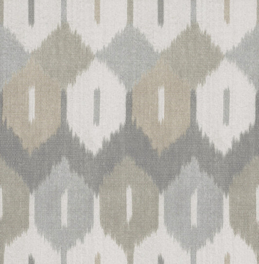 A-Street Prints Haberdashery Abilene Ikat Wallpaper - Neutral