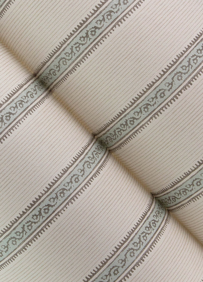 Chesapeake Printworks Mandevilla Stripe Wallpaper - Aqua