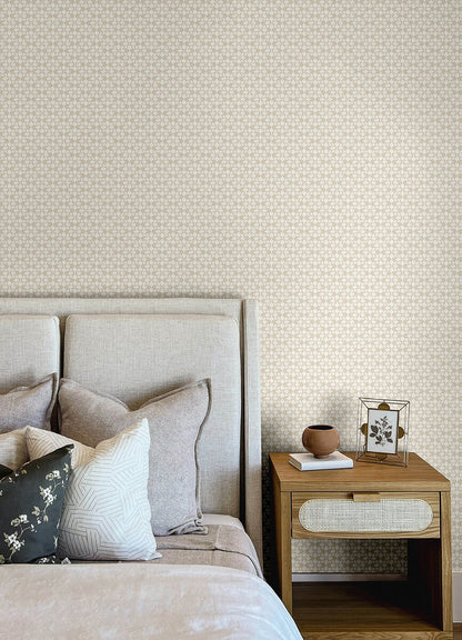 Chesapeake Printworks Phlox Wallpaper - Grey