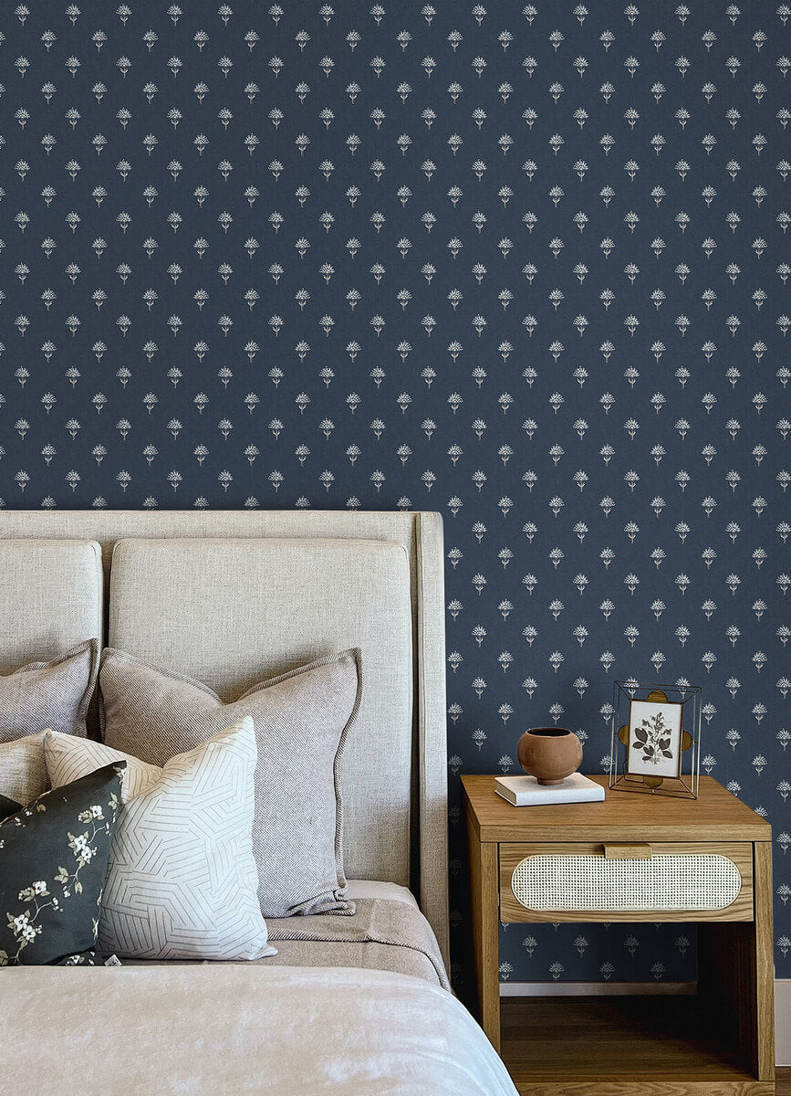 Chesapeake Printworks Surdiva Wallpaper - Indigo