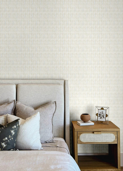 Chesapeake Printworks Nabi Geometric Wallpaper - Beige