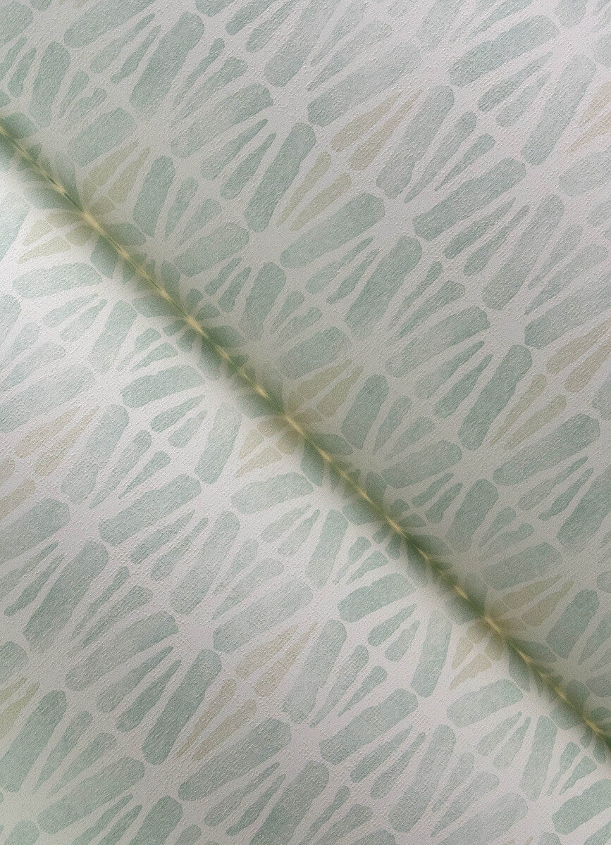 Chesapeake Printworks Nabi Geometric Wallpaper - Aqua