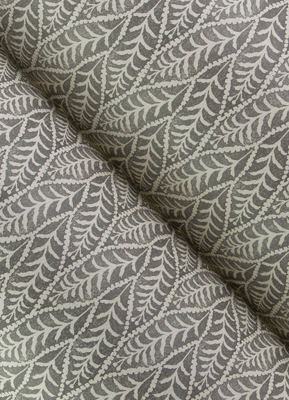 Chesapeake Printworks Coleus Leaves Wallpaper - Charcoal