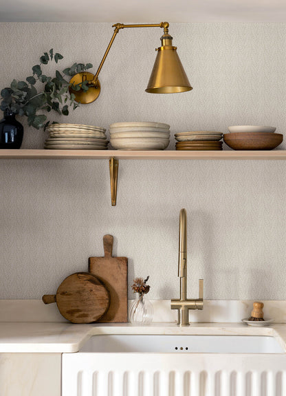 Chesapeake Printworks Coleus Leaves Wallpaper - Beige