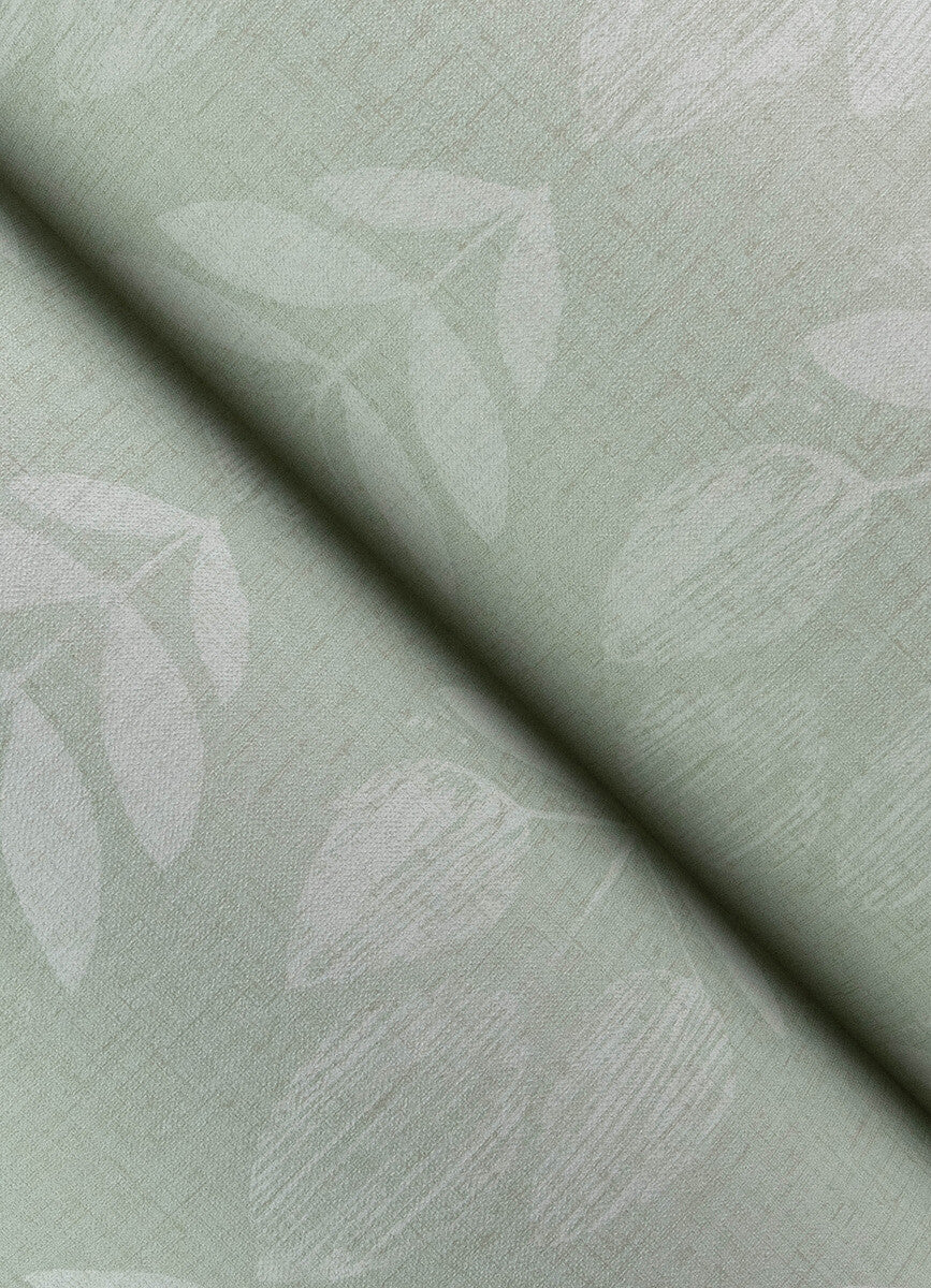 Chesapeake Printworks Garland Tulip Wallpaper - Aqua