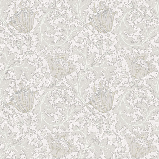A-Street Prints Hidden Treasures Anemone Wallpaper - Dove