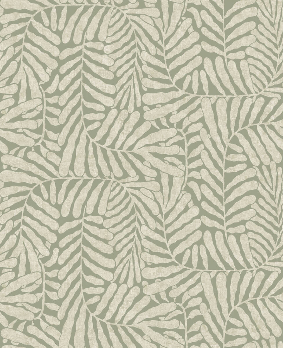 Drew & Jonathan Home Gabriel Fern Wallpaper - Moss