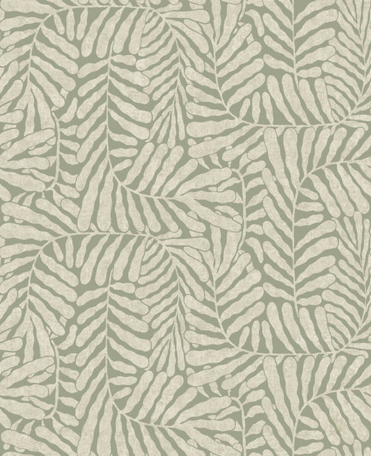 Drew & Jonathan Home Gabriel Fern Wallpaper - Moss