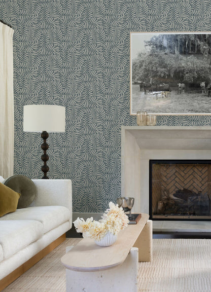 Drew & Jonathan Home Gabriel Fern Wallpaper - Teal