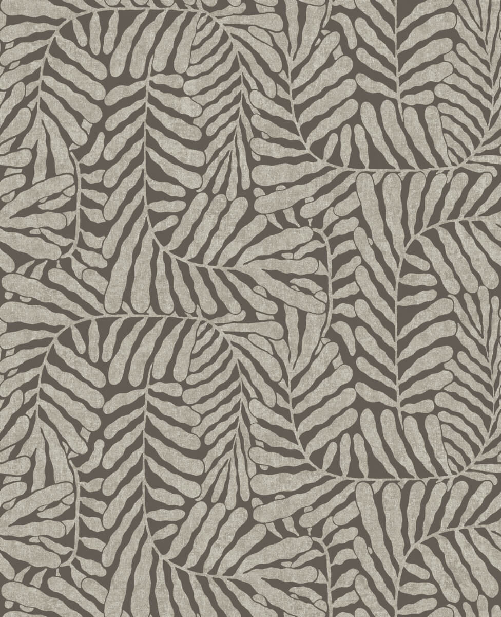 Drew & Jonathan Home Gabriel Fern Wallpaper - Espresso