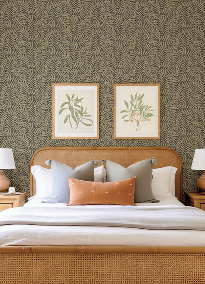 Drew & Jonathan Home Gabriel Fern Wallpaper - Bronze