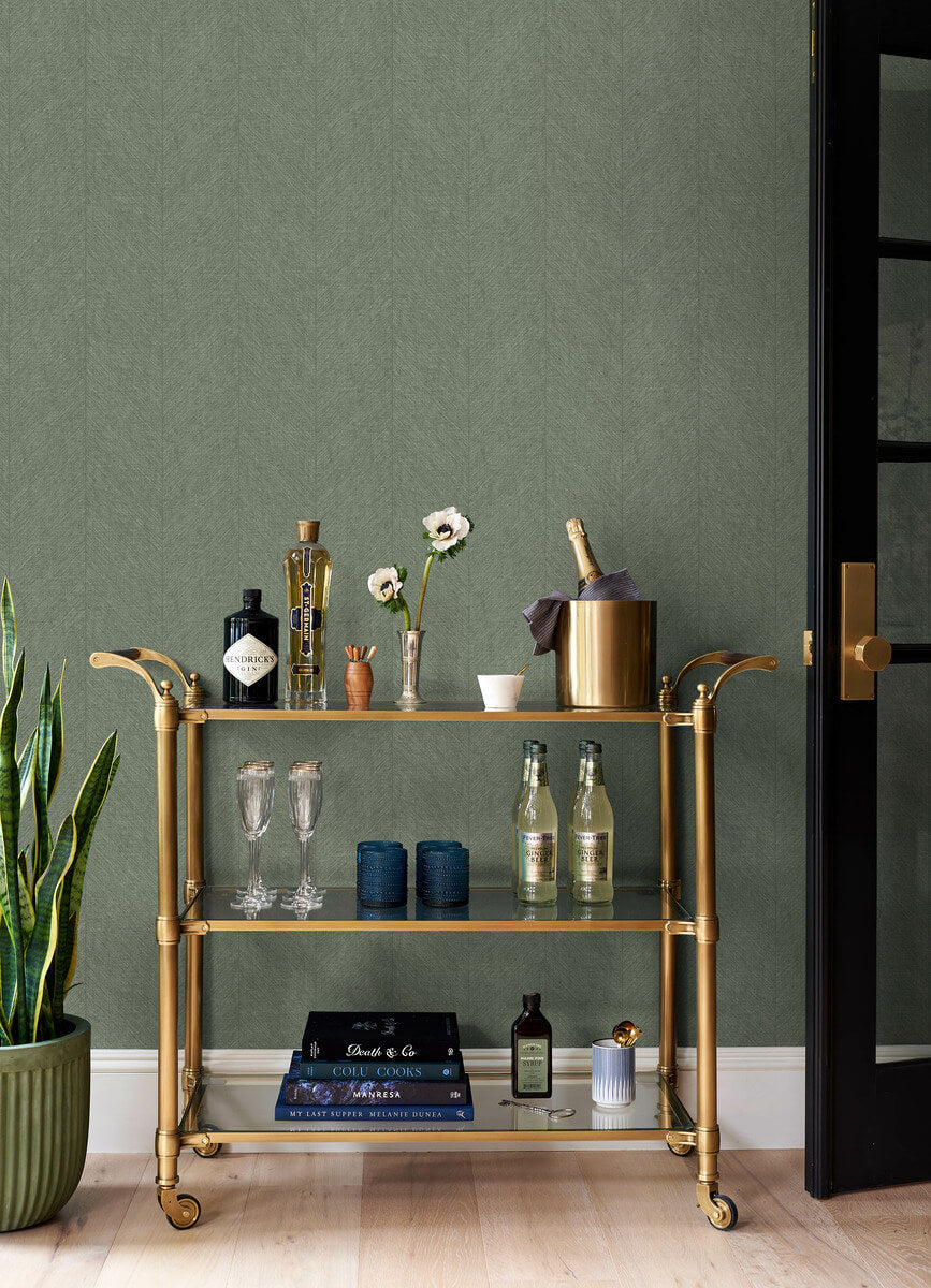 Drew & Jonathan Home Kallam Wallpaper - Sage