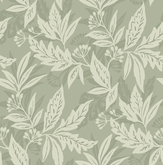 Drew & Jonathan Home Anita Wallpaper - Sage