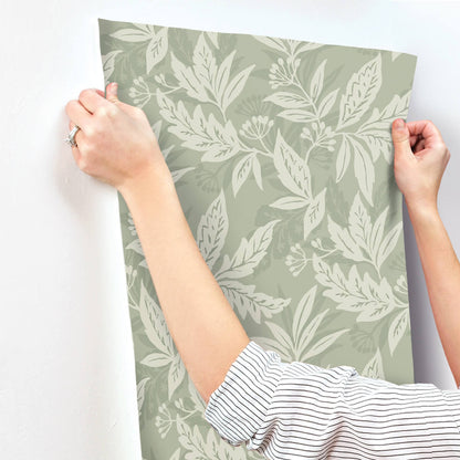 Drew & Jonathan Home Anita Wallpaper - Sage