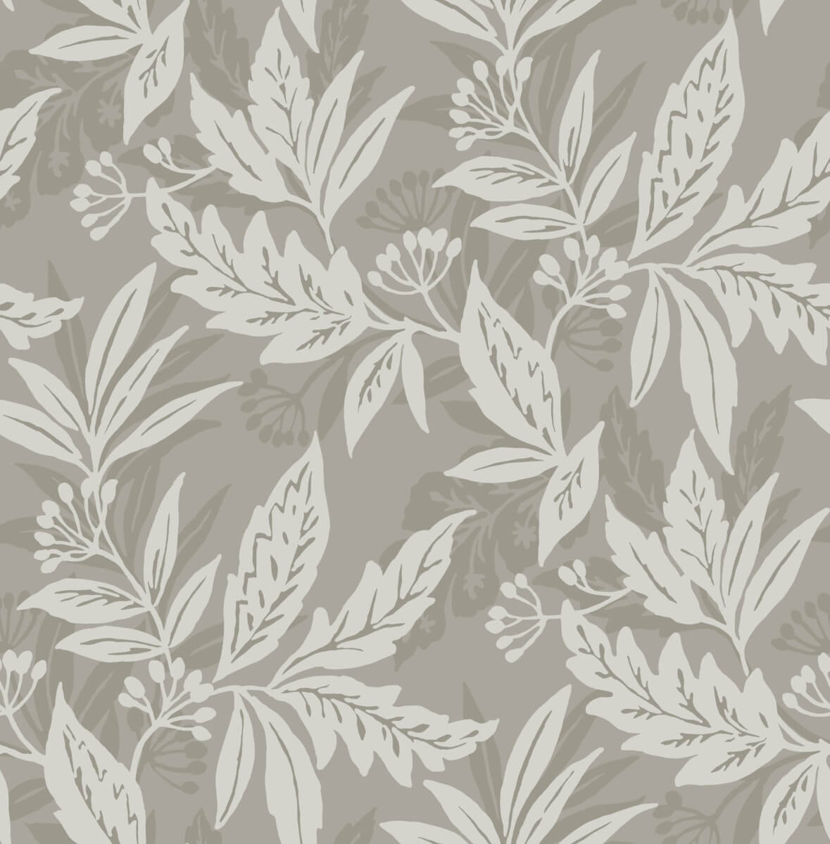 Drew & Jonathan Home Anita Wallpaper - Pewter