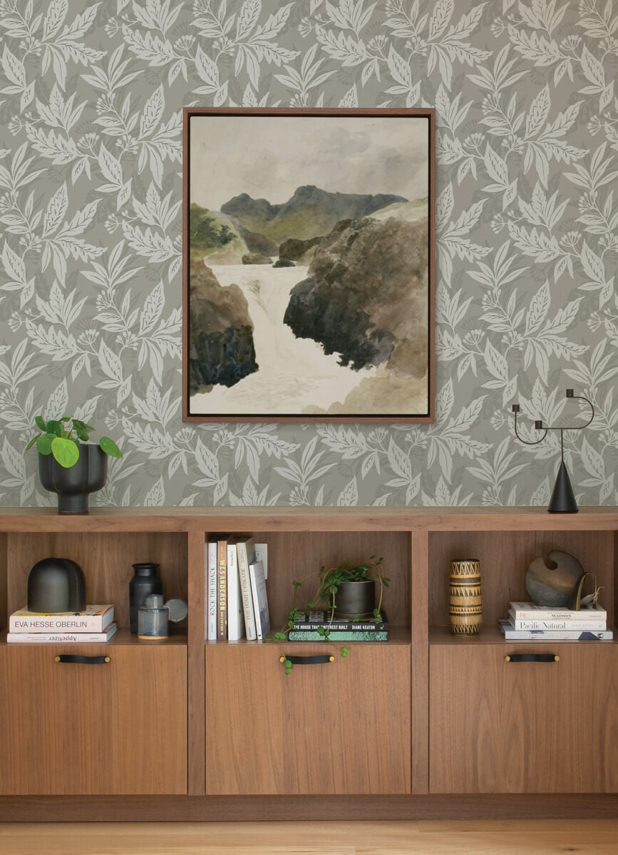 Drew & Jonathan Home Anita Wallpaper - Pewter