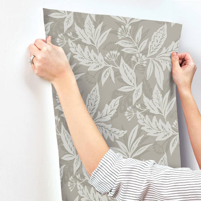 Drew & Jonathan Home Anita Wallpaper - Pewter