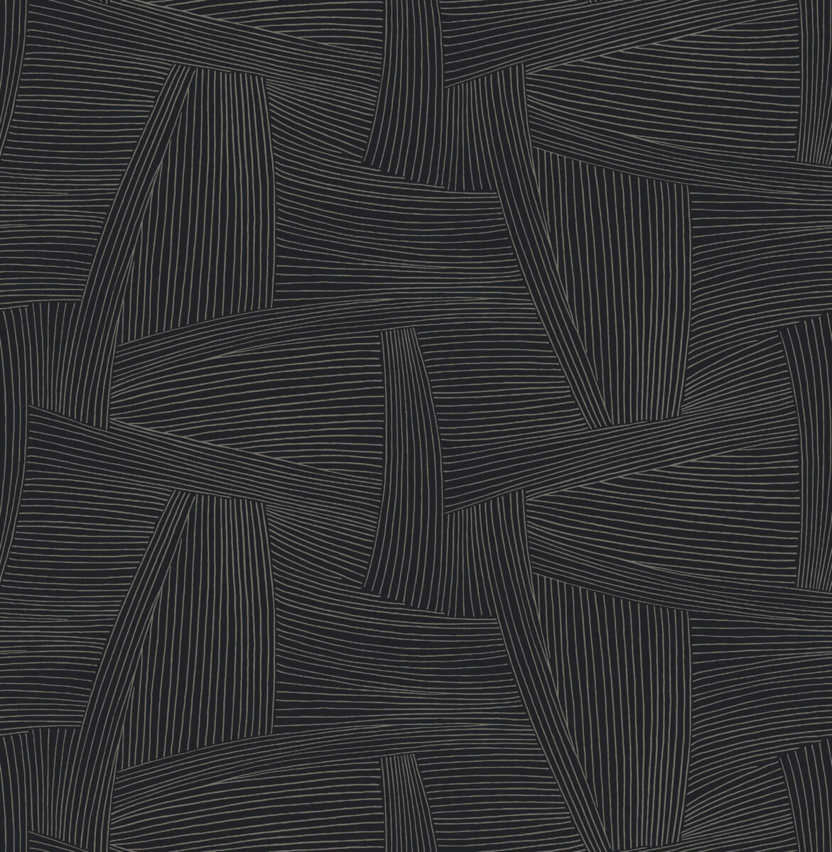 Drew & Jonathan Home Reid Wallpaper - Black