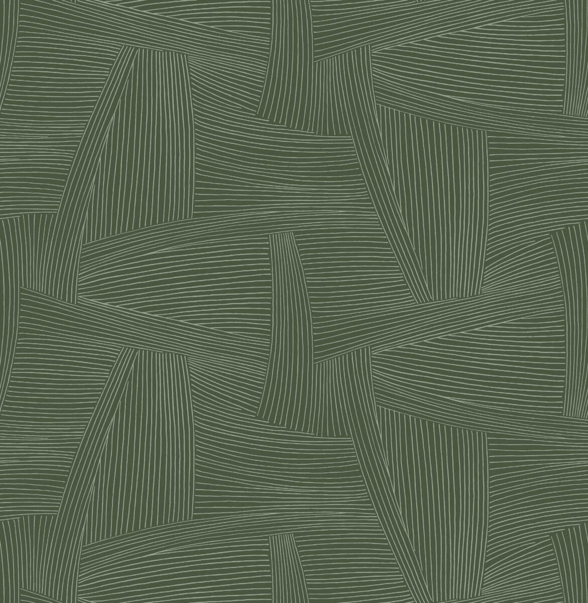 Drew & Jonathan Home Reid Wallpaper - Evergreen