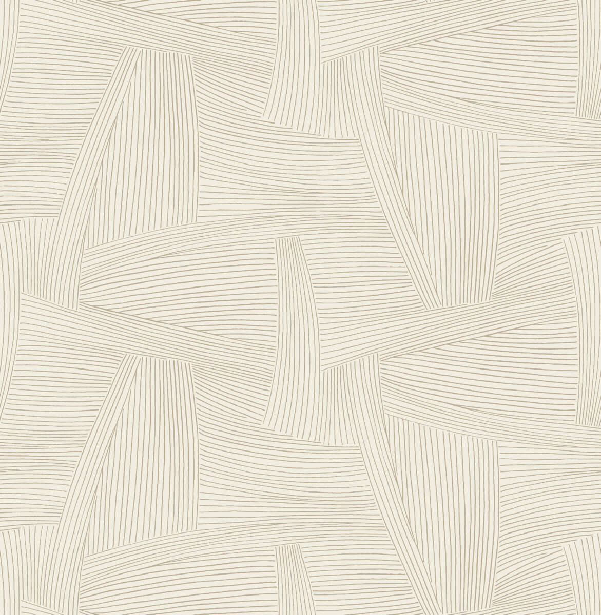 Drew & Jonathan Home Reid Wallpaper - Light Brown