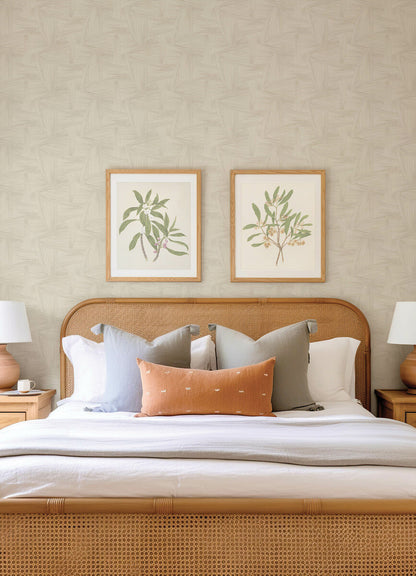 Drew & Jonathan Home Reid Wallpaper - Light Brown