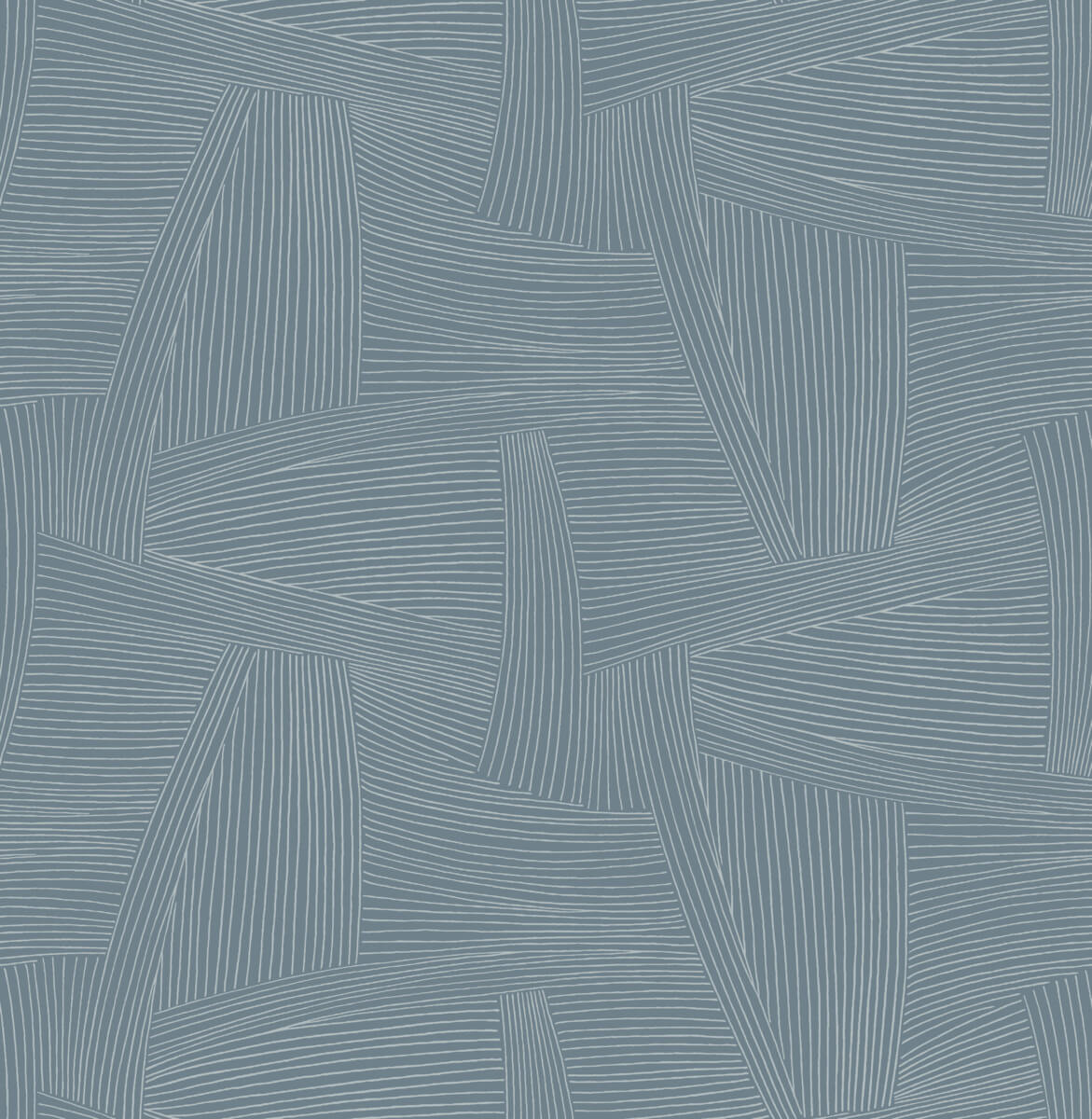 Drew & Jonathan Home Reid Wallpaper - Sky Blue