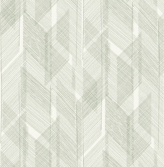 Drew & Jonathan Home Bryant Wallpaper - Evergreen