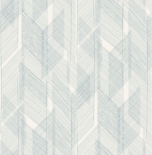 Drew & Jonathan Home Bryant Wallpaper - Blue