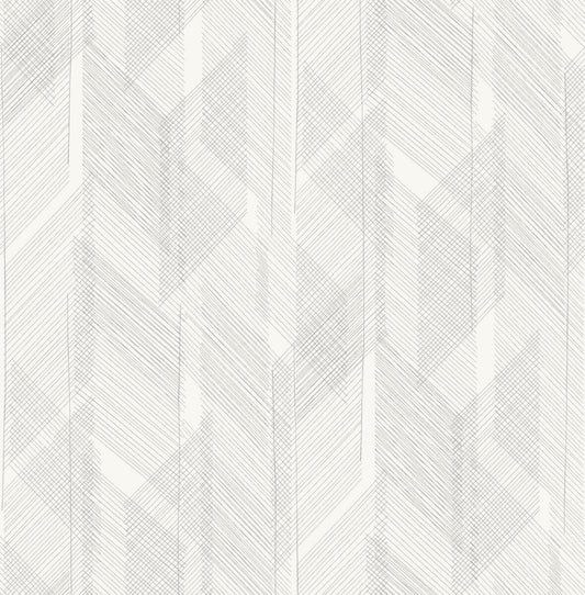 Drew & Jonathan Home Bryant Wallpaper - Silver