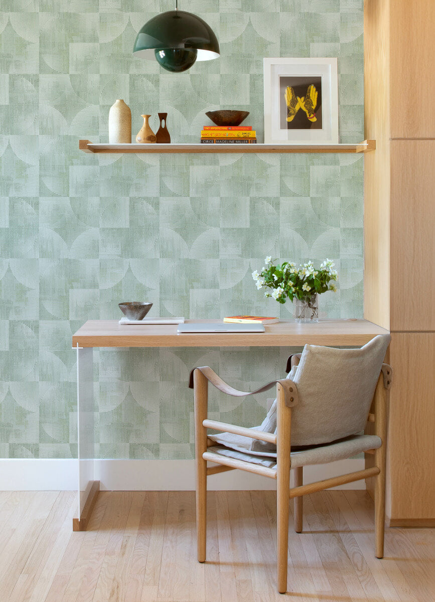 Drew & Jonathan Home Woodbine Wallpaper - Sage