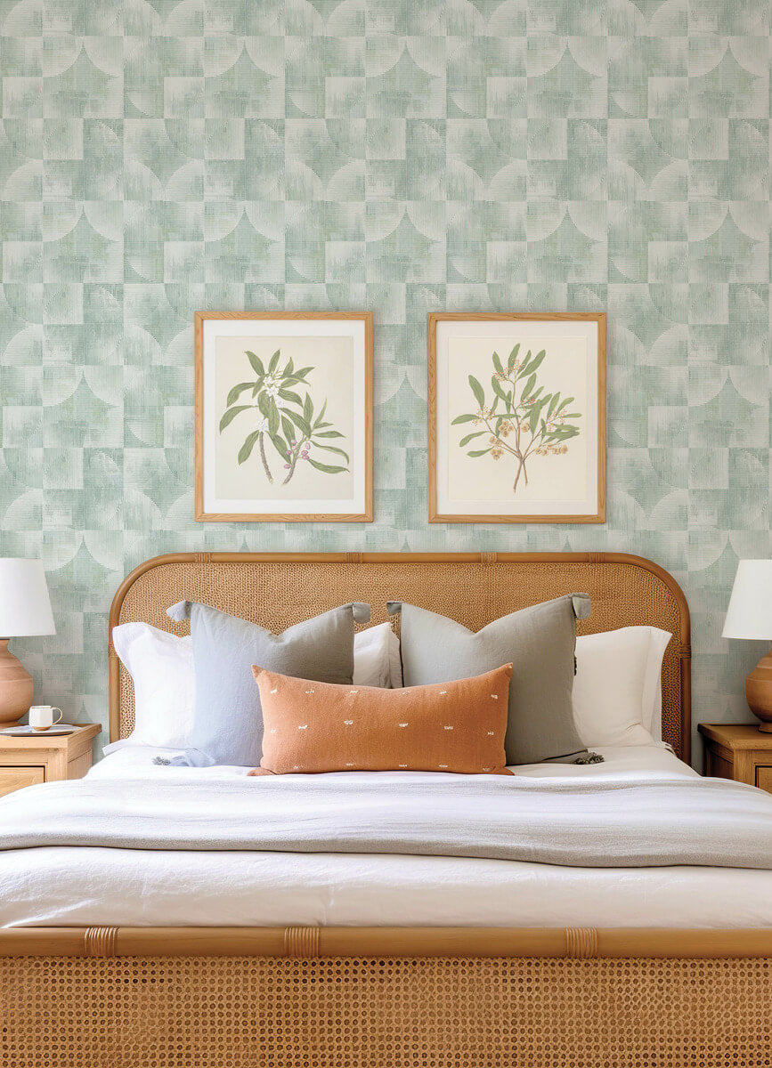 Drew & Jonathan Home Woodbine Wallpaper - Sage