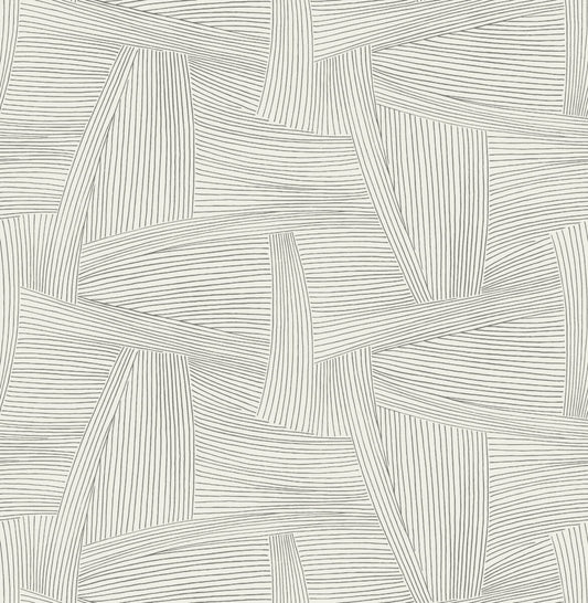 Drew & Jonathan Home Reid Wallpaper - Grey