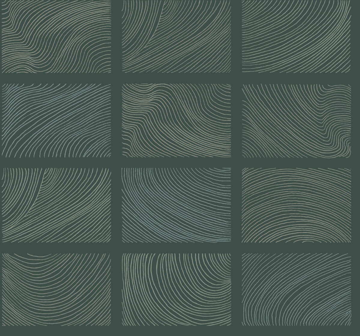 Drew & Jonathan Home Bronson Wallpaper - Evergreen