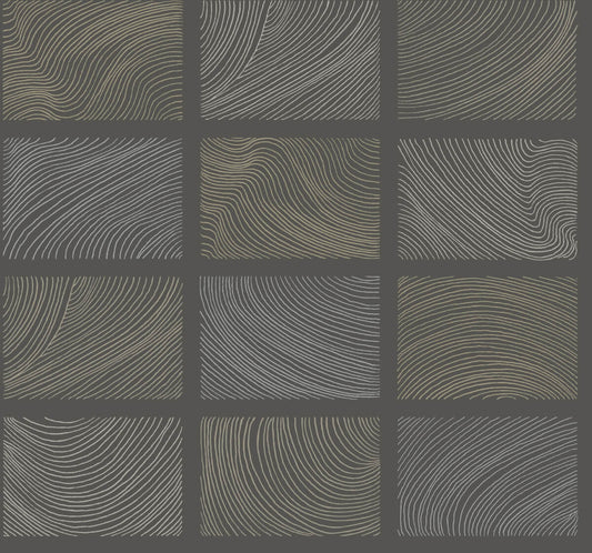 Drew & Jonathan Home Bronson Wallpaper - Slate