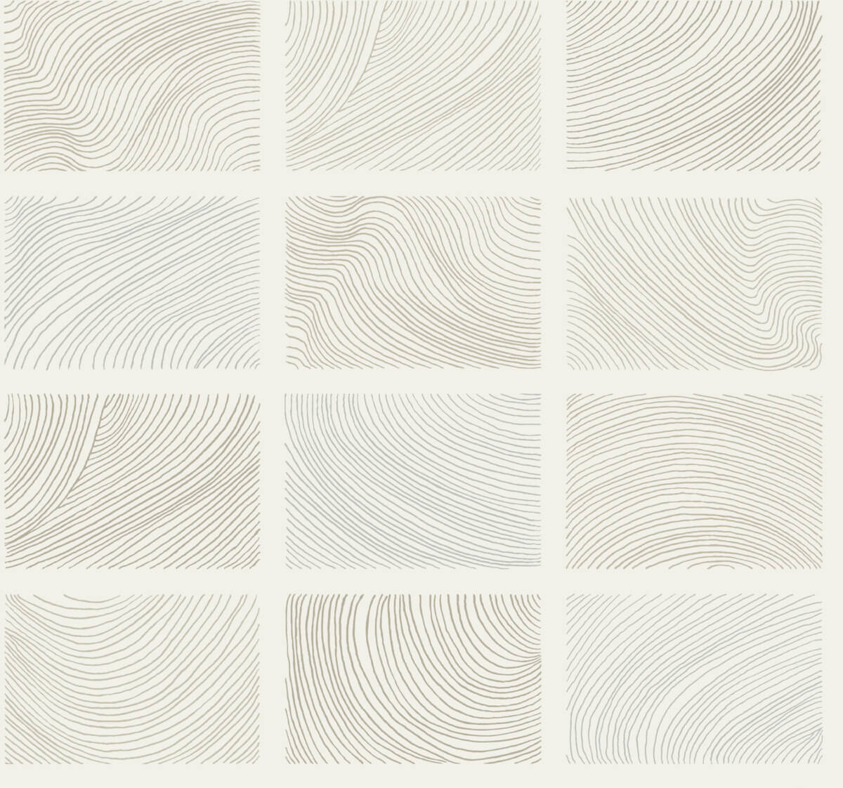 Drew & Jonathan Home Bronson Wallpaper - Ivory