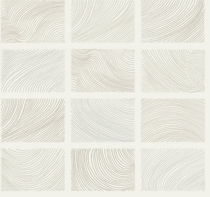 Drew & Jonathan Home Bronson Wallpaper - Ivory