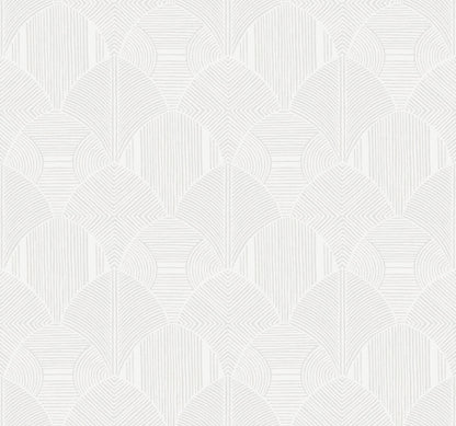 Drew & Jonathan Home Meyberg Wallpaper - White & Silver