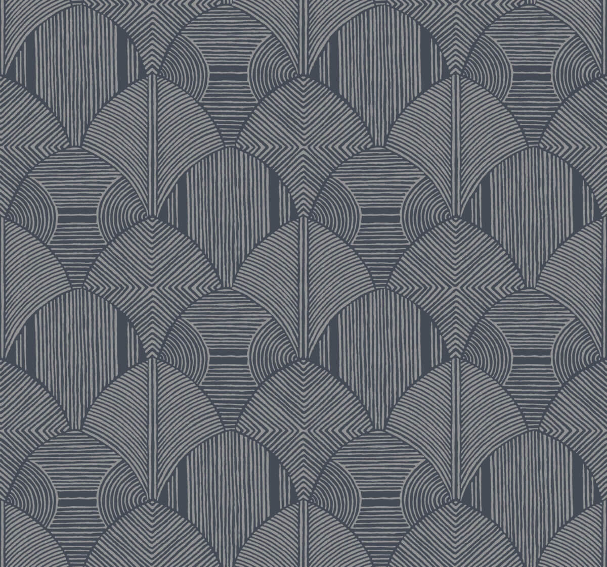 Drew & Jonathan Home Meyberg Wallpaper - Blue