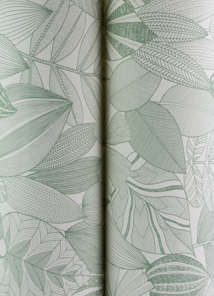 Drew & Jonathan Home Mathias Botanical Wallpaper - Green