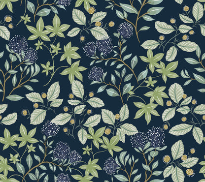 Drew & Jonathan Home Mildred Wallpaper - Indigo