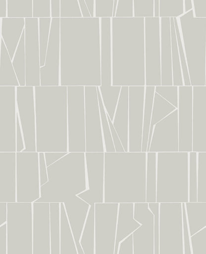 Drew & Jonathan Home Huntington Wallpaper - Silver