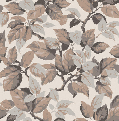 Westbury Forest Canopy Leaf Wallpaper - Beige