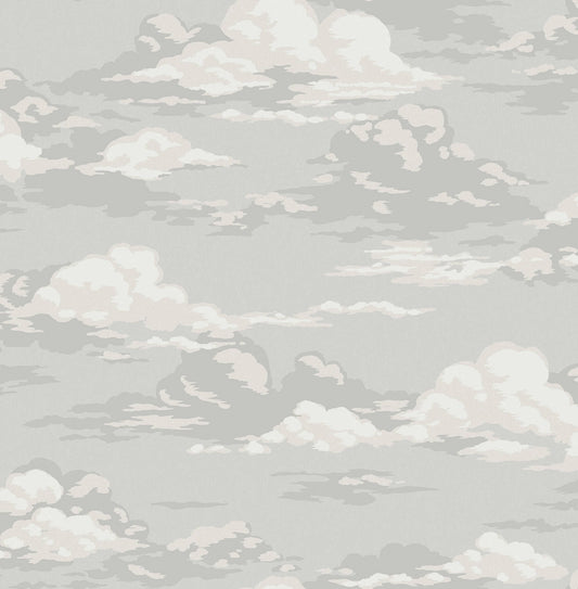 Westbury Forest Cumulus Clouds Wallpaper - Grey