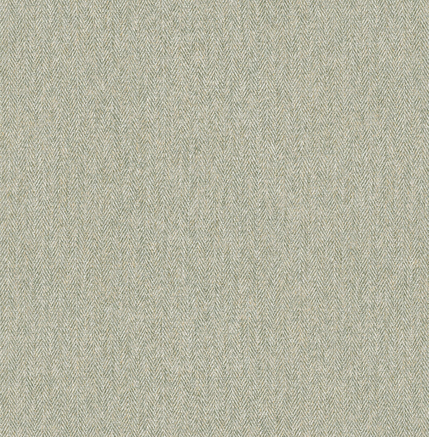 Westbury Forest Herringbone Tweed Wallpaper - Green