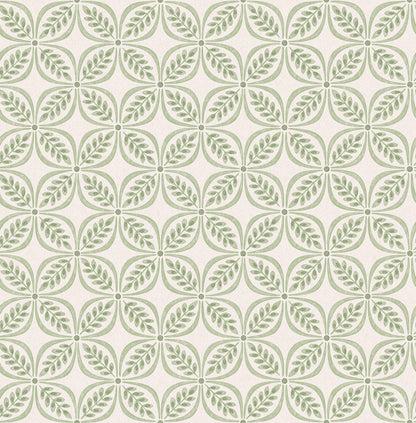 Westbury Forest Morgrove Trellis Wallpaper - Green