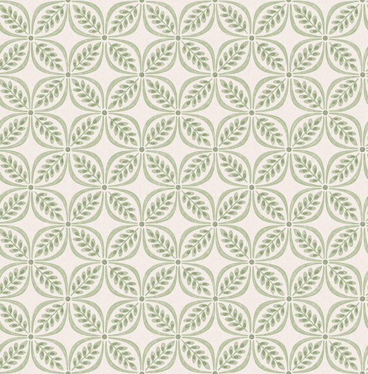 Westbury Forest Morgrove Trellis Wallpaper - Green