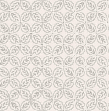 Westbury Forest Morgrove Trellis Wallpaper - Grey